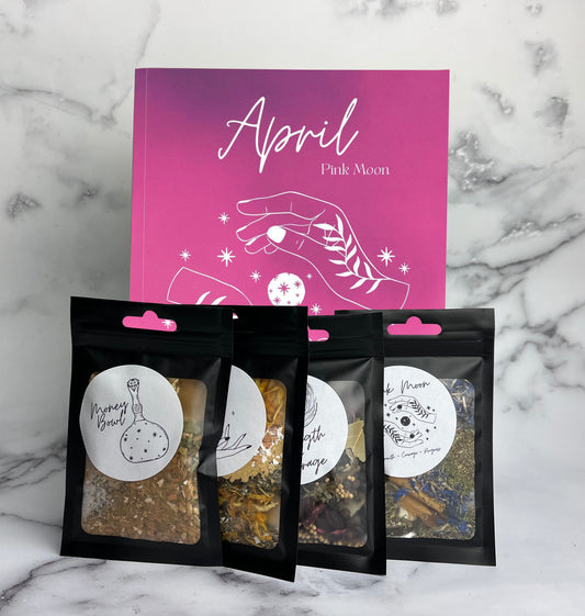 April Full Moon Simmer Pot Kit Pink Moon 2022