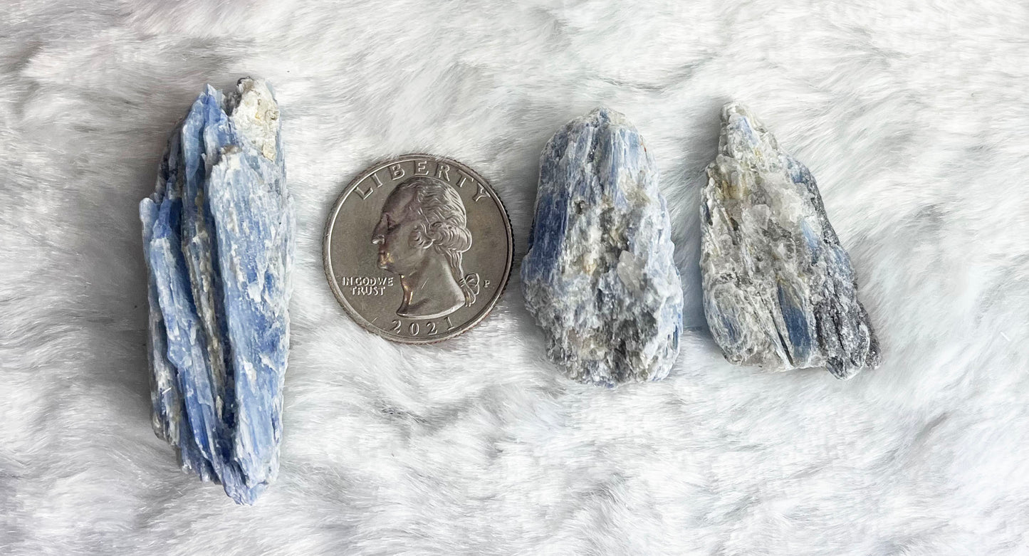 raw blue kyanite