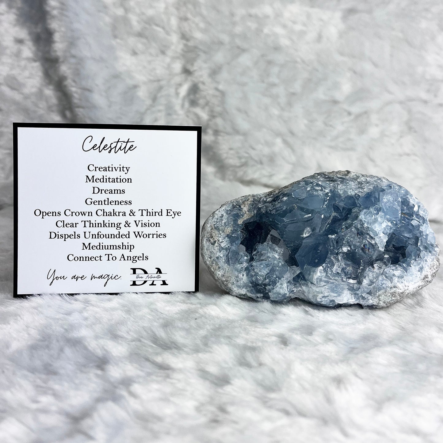 Celestite symbolism