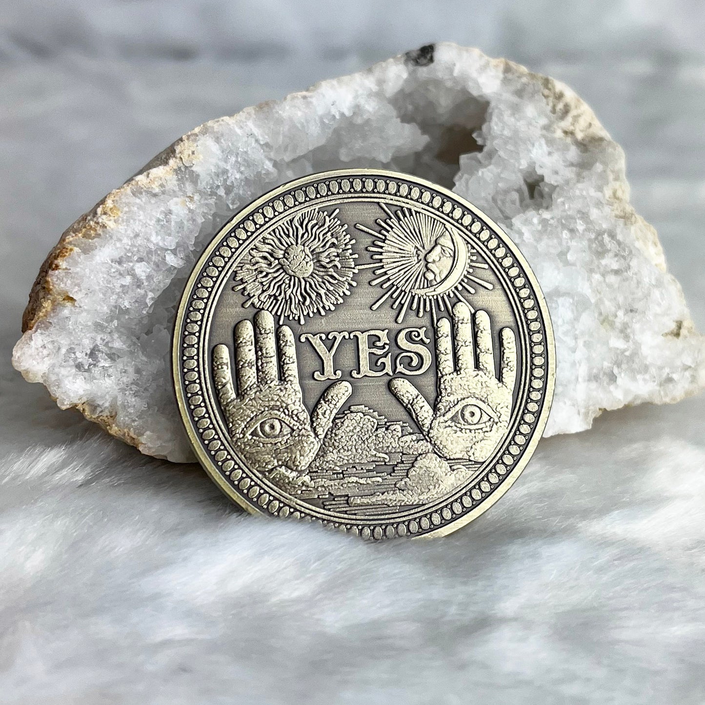 two sided divination coin